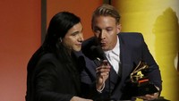 Justin Bieber dan Jack U juga memenangkan Best Dance Recording dan Best Dance/Electronic Album. REUTERS/Mario Anzuoni/detikFoto.