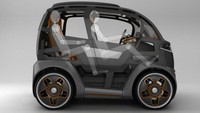 Mobil bernama Mirrow Provocator itu seukuran mobil miungil Smart For Two. Pool (worldcarfans).