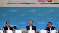 Dalam sambutan pembukaannya, Obama menekankan komitmennya meningkatkan kerjasama ekonomi dengan negara-negara di kawasan ASEAN. Mike Blake/Reuters/detikFoto.