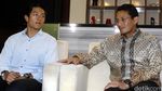 Pebalap Rio Haryanto Bertemu Sandiaga Uno