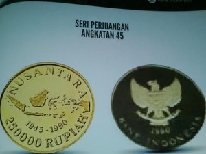 Uang Logam Emas Rp 100.000-Rp 850.000 Hanya untuk Koleksi