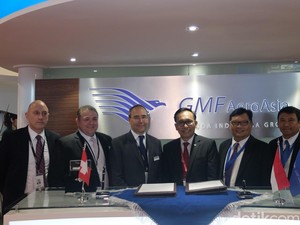 GMF Gandeng SR Technics Kembangkan Bisnis Komponen Pesawat