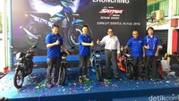 Satria F150 generasi baru ini hadir dengan beragam teknologi terbaru. Rangga Rahadiansyah/detikcom. 