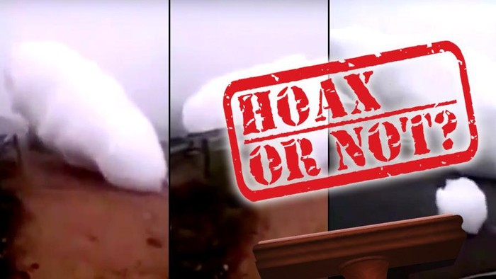 Fenomena Aneh Gumpalan Awan yang Jatuh dari Langit di Maroko