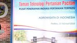Ibas Resmikan Taman Teknologi Pertanian