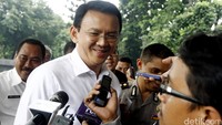 Ahok tiba di Mapolda Metro Jaya sekitar pukul 14.15 WIB.