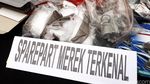 Polda Metro Amankan Onderdil Motor Palsu