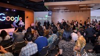 Jokowi juga berdiskusi dengan warga negara Indonesia yang bekerja di Google. Ist/Setpres/detikFoto.