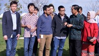 Jokowi juga menemui 17 karyawan Facebook asal Indonesia. Ist/Setpres/detikFoto.