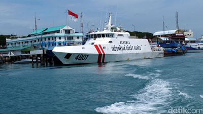 Kapal Bakamla Lokasi Memantau Gerhana