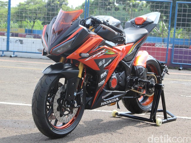 Dimodifikasi, Honda CBR150R Jadi Mirip Moge