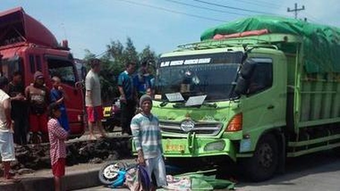 Dua Orang Tewas Akibat Ditabrak Truk di Pantura Brebes