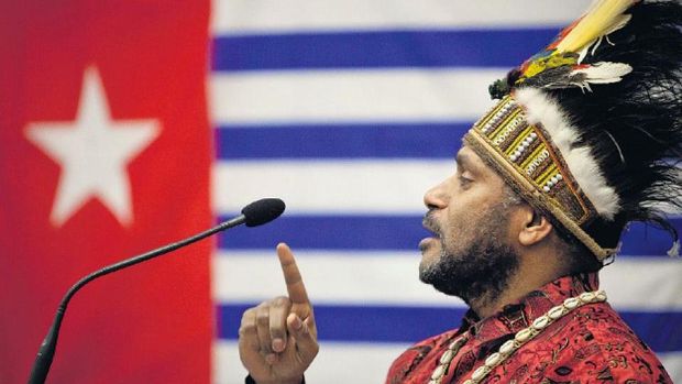 Ketua United Liberation Movement for West Papua (ULMWP) Benny Wenda.