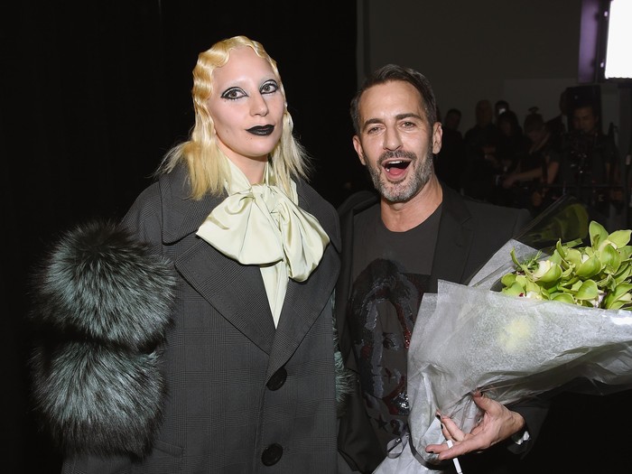 Lady Gaga & Marc Jacobs NEW YORK, NY - FEBRUARY 18: Singer-songwriter Lady Gaga and designer Marc Jacobs pose backstage at Marc Jacobs Fall 2016 fashion show during new York Fashion Week at Park Avenue Armory on February 18, 2016 in New York City. (Photo by Dimitrios Kambouris/Getty Images for Marc Jacobs)
