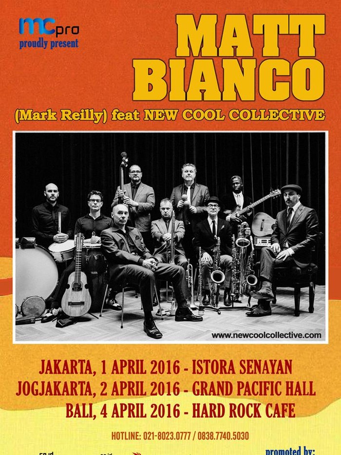 Matt Bianco Konser di 3 Kota Indonesia