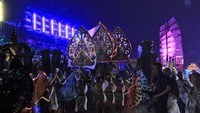 Foto: Venue yang megah menjadi kelebihan dari Parade Chingay 2016. Indonesia pun tetap memberikan yang terbaik (Randy/detikTravel)