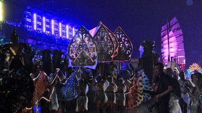 Pesona Kontingen Indonesia di Parade Chingay Singapura 2016