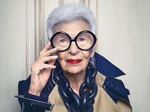 Eksistensi Iris Apfel Jadi Model Fashion di Usia 94 Tahun