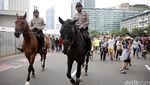 Polisi Berkuda Amankan CFD