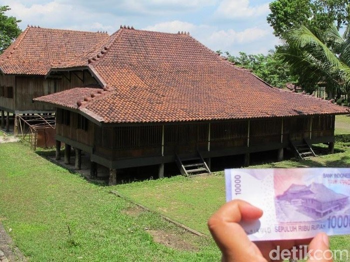 Rumah Limas yang ada di gambar uang pecahan Rp 10 ribu
