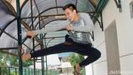 Ciaaat! Tendangan Baim Wong