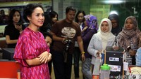 Andien datang dalam rangka Singing Invitation Berbagi Kisah Menginspirasi Hidup Sehat.
