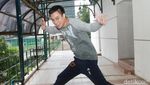 Ciaaat! Tendangan Baim Wong