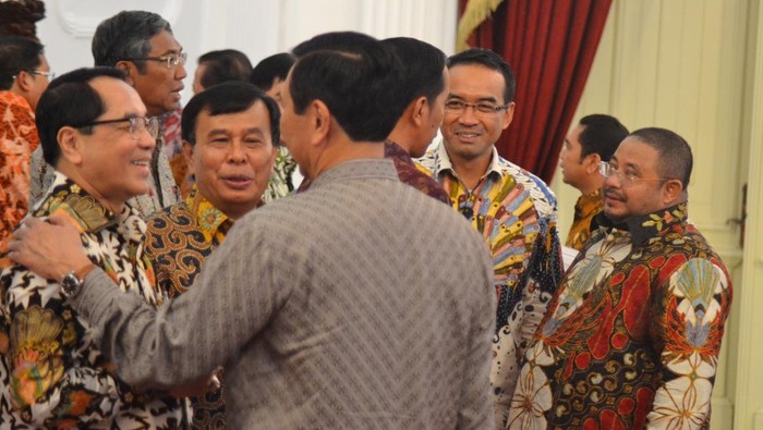 Suasana Rapat Konsultasi Presiden dan DPR Soal RUU KPK Berlangsung Santai
