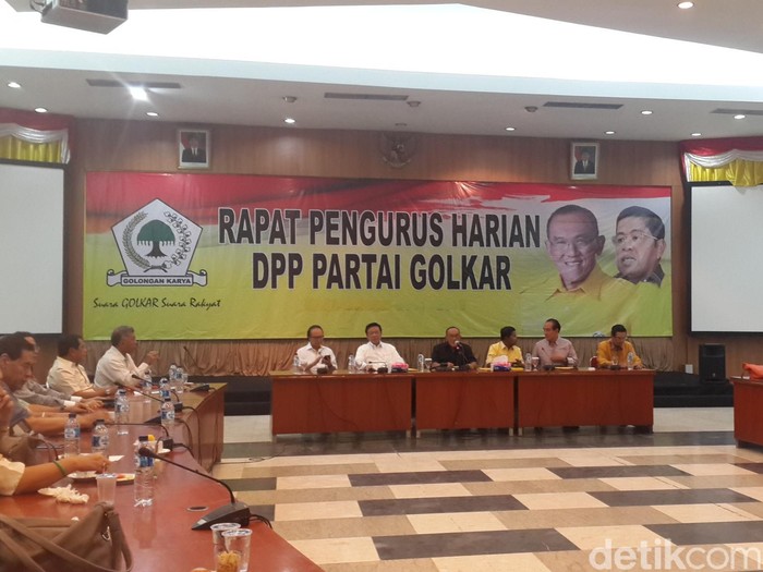 Dipimpin Ical, Rapat Harian Golkar Bahas Munas Digelar Tertutup