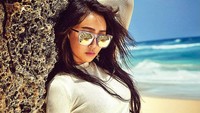 Sosok Hyorin selalu pas dengan konsep dan nuansa musim panas seperti ini. (Park Jung Min/The Celebrity)