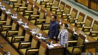 Banyak bangku kosong dalam rapat paripurna pengesahan UU Tapera.