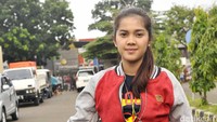 Nah kalau ini Raya Kitty mau siap-siap syuting Anak Langit. Foto: Noel/detikHOT