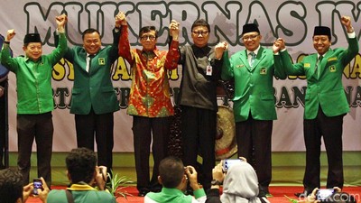 Romi dkk Gelar Mukernas PPP di Ancol