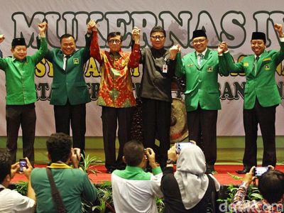 Romi dkk Gelar Mukernas PPP di Ancol
