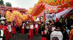 Penampakan Naga Sepanjang 50 Meter di Cap Go Meh Bogor