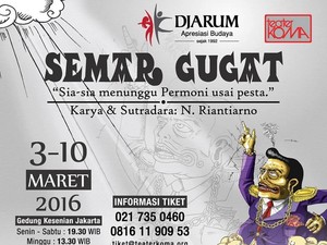 Harga Tiket Pertunjukan Semar Gugat Dimulai Rp 75 Ribu