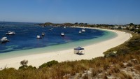 Foto: Rottnest Island terletak 19 Km dari pesisir Kota Fremantle, dekat ibukota Western Australia yakni Perth. Pulau ini memiliki luas 19 Km2 (Sastri/detikTravel)