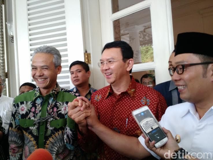 Ahok, Ganjar dan Ridwan Kamil