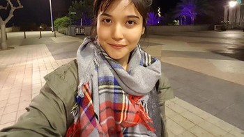 Foto selfie dari kamera depan Galaxy S7 di malam hari. Foto: detikcom/fyk