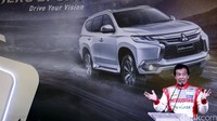 Hiroshi Masuoka memberikan penjelasan soal ketangguhan All New Pajero Sport.