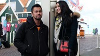 Pasangan yang sama-sama ulang tahun pada 17 Februari itu selalu terlihat serasi. (dok. Merry)