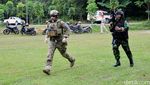 Paskhas TNI AU Latihan Gabungan dengan Pasukan Elite AS