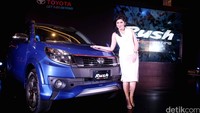 Adapun Rush TRD Sportivo 7 yang hadir dengan mengadopsi grade Sportivo 7, menggunakan suspensi TRD Sportivo baru dengan pelek baru yang lebih bergaya.