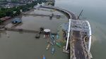 Penampakan Jembatan Kenjeran dari Atas