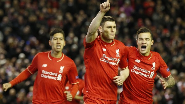 Milner Loloskan Liverpool ke 16 Besar