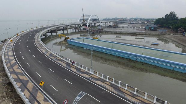 jembatan kenjeran dari udara