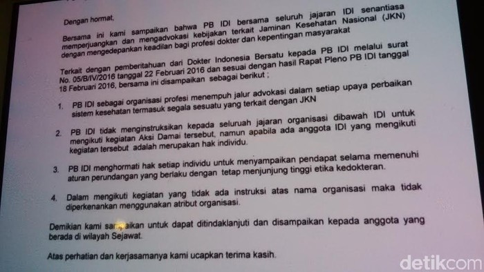 Protes Sistem Jaminan Kesehatan Nasional, Dokter Akan Gelar Aksi Damai