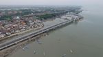 Penampakan Jembatan Kenjeran dari Atas