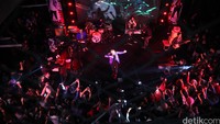 Ratusan Nidjiholic (sebutan fans) memadati lokasi acara. Reno Hastukrisnapati/detikFoto.