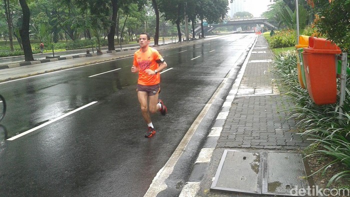 Hujan Guyur Jakarta, Car Free Day pun Sepi